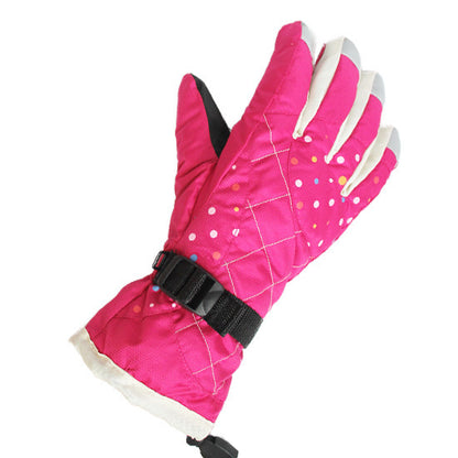 Winter Riding Ski Outdoor Climbing Girls Thick Gloves
