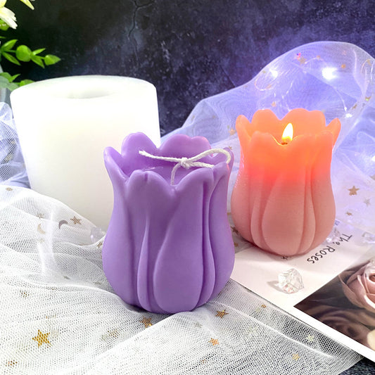 Tulip Flower Scented Candle Silicone Mold