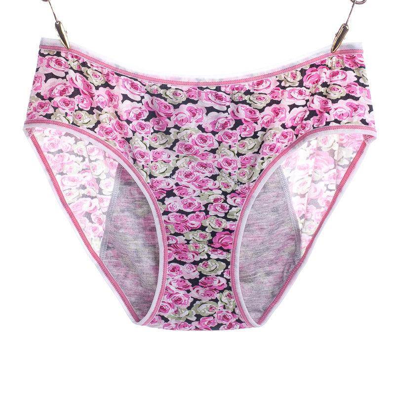 Printed Cute Girly Underwear Front And Back Leakproof