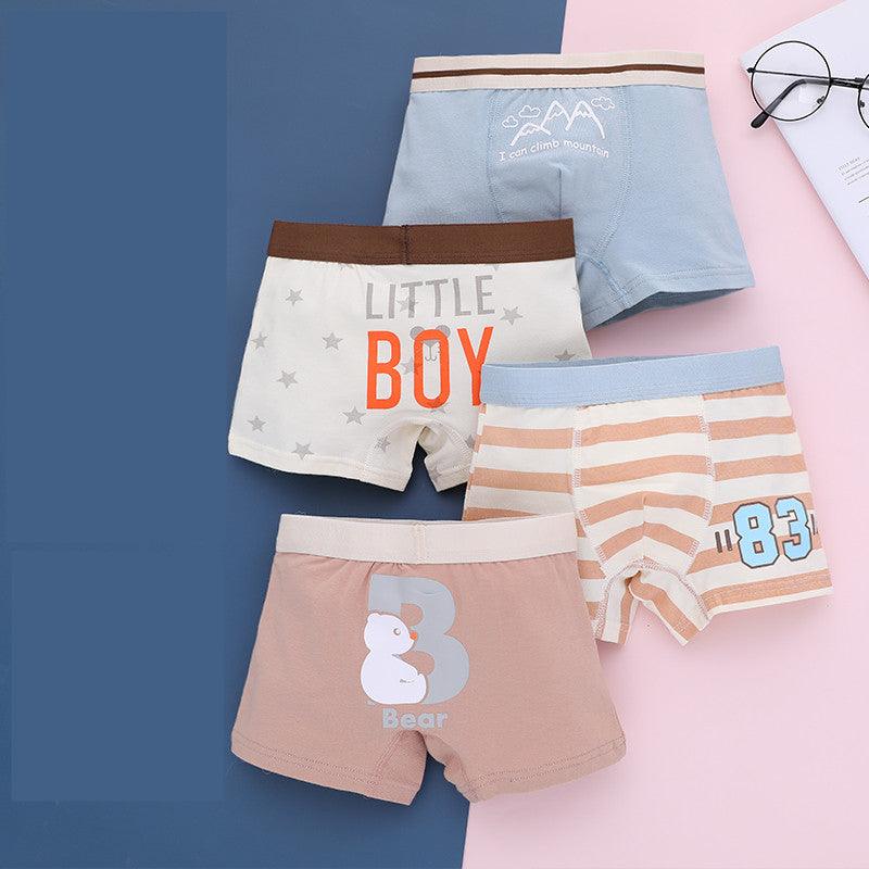 Boys No Butt Cotton Boxer Briefs