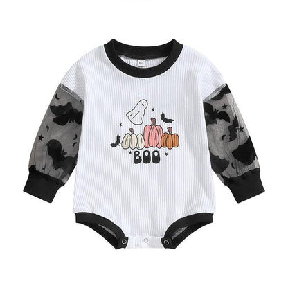 Autumn Halloween Romper One-piece Baby's Shirt