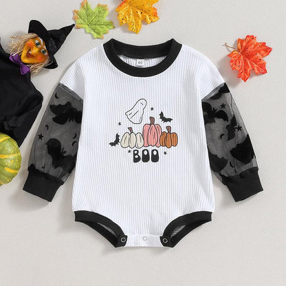 Autumn Halloween Romper One-piece Baby's Shirt