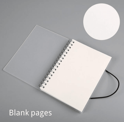 Plastic Cover Bound Spiral Coil Notebook