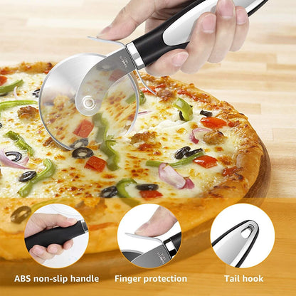 Pizza Cutter Wheel Kitchen Pizza Slicer Cutting Tool Stainless Steel Easy To Cut