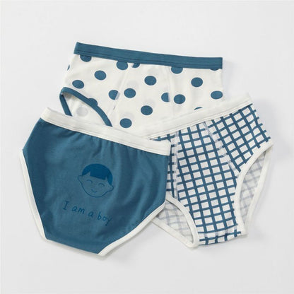 Children's Cartoon Simple Boxer Cotton Underwear