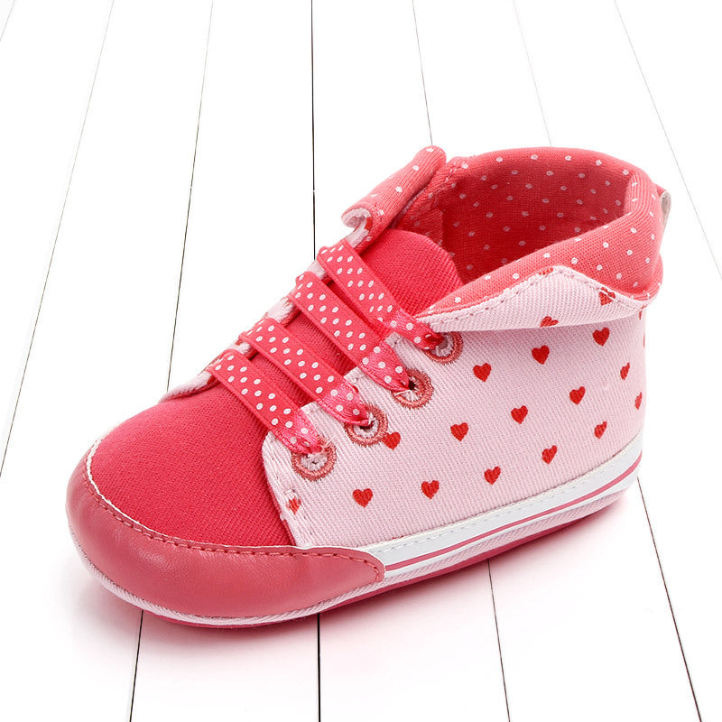 Baby high-top toddler shoes