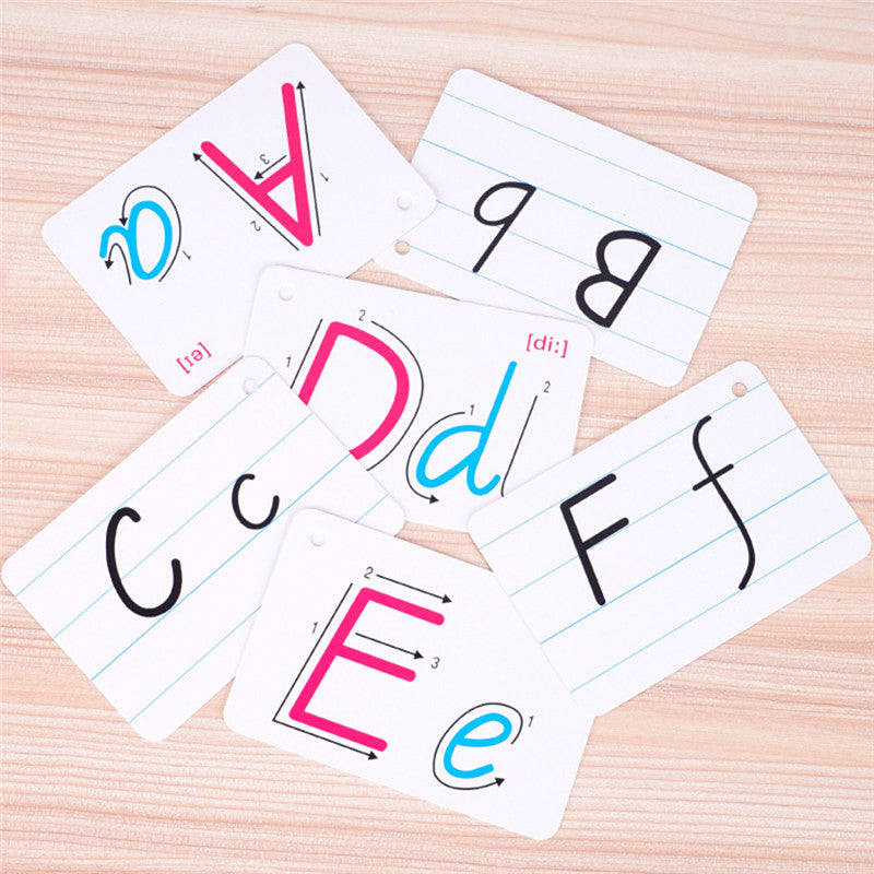 Alphabet learning cards