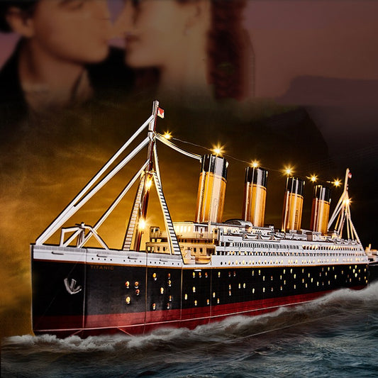 Titanic Model Toy With LED Lights