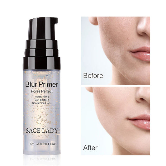 Makeup Base Face  Gold Foundation Primer Oil Control Professional Matte Make Up Pores