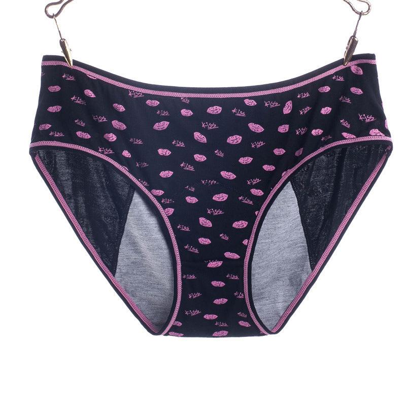 Printed Cute Girly Underwear Front And Back Leakproof