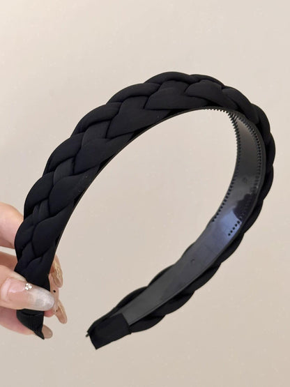 Polyester Braided Wide Headband