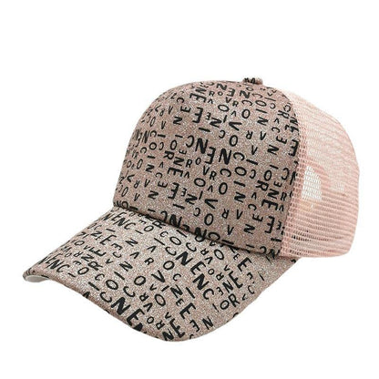 Women's All-match Sequin Shade Fashion Casual Baseball Hat