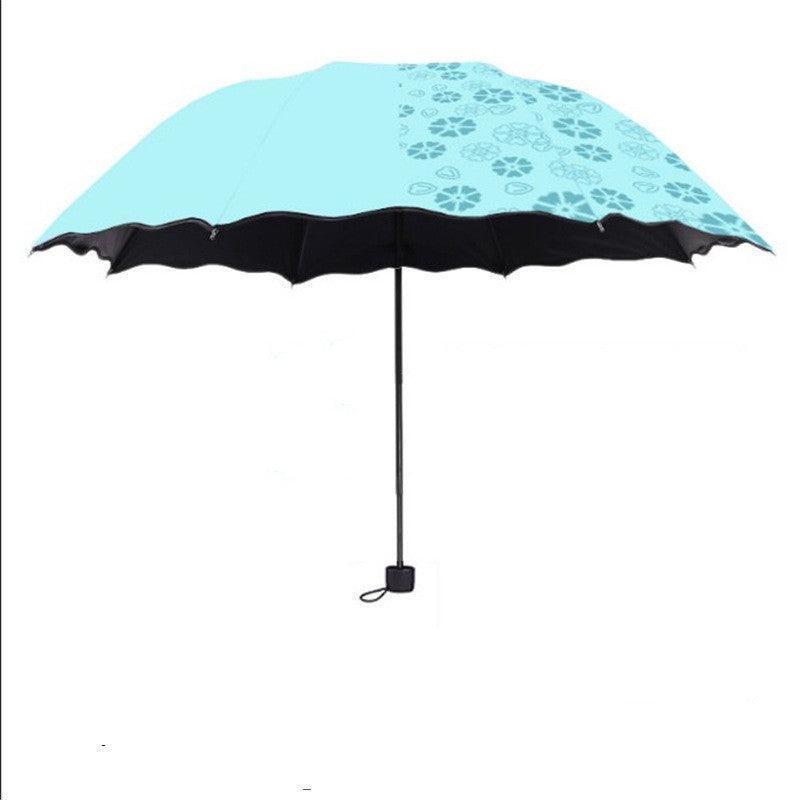 Rain Umbrella Female Folding Dual-Purpose Sun Umbrella