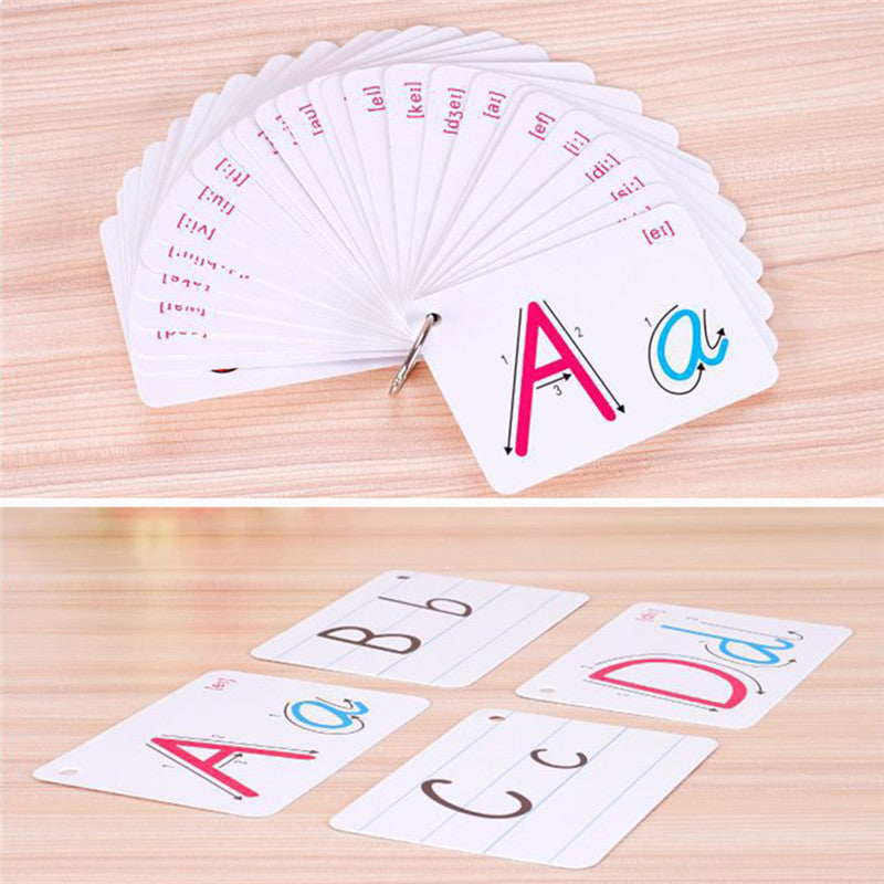 Alphabet learning cards