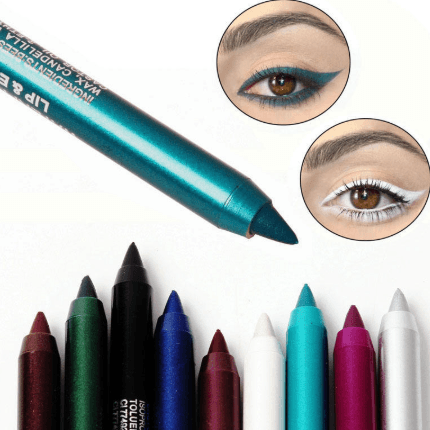 Wine Red Green Blue Purple Silver  Eyeliner Eye And Eye Multi-use Eye Shadow Lipstick Eyebrow Pencil