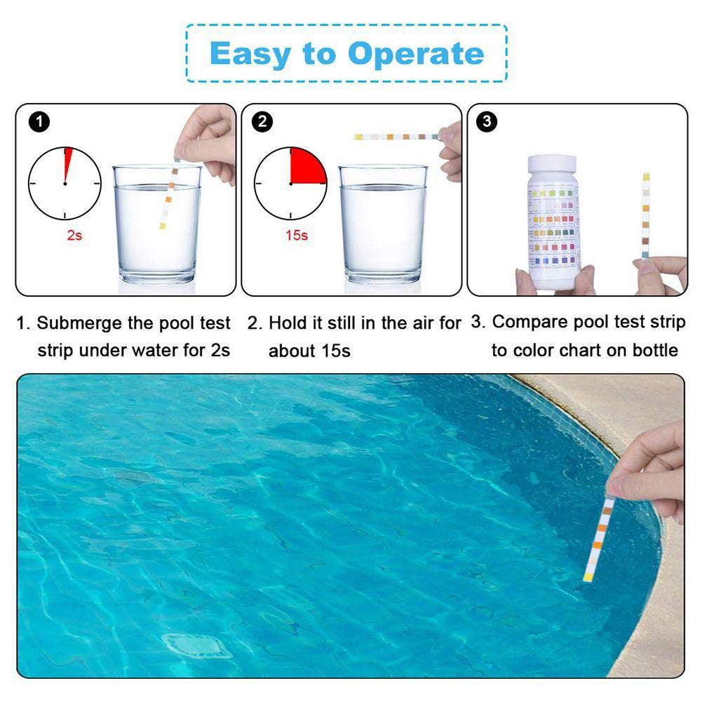 Swimming pool test paper