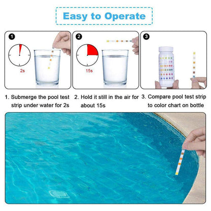 Swimming pool test paper