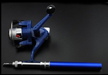 Pen pole suit Mini Mini spinning wheel fishing rod telescopicshort fishing rod