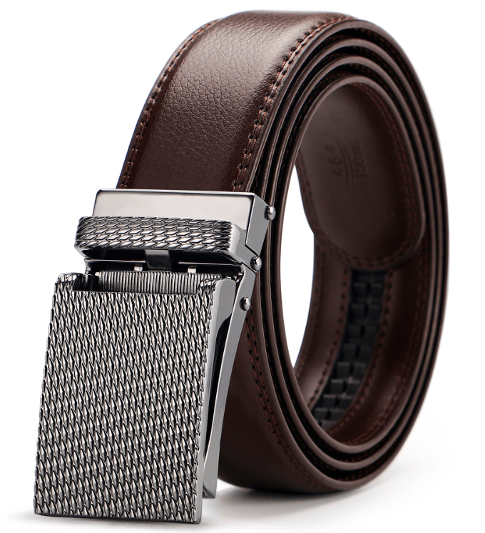 Adjustable Holeless Leather Belts