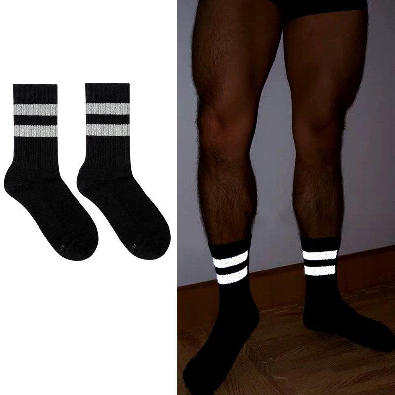 Middle and high tube fitness cotton socks