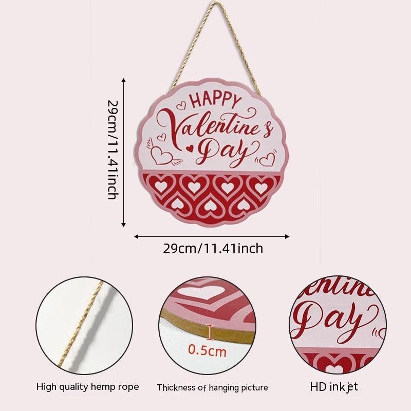 Valentine's Day Round Door Hanging