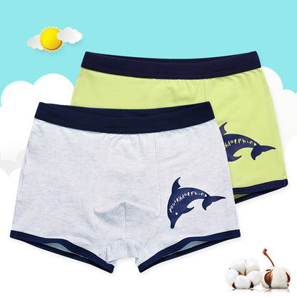 Boys' Cotton Boxer Cute Printed Underpants