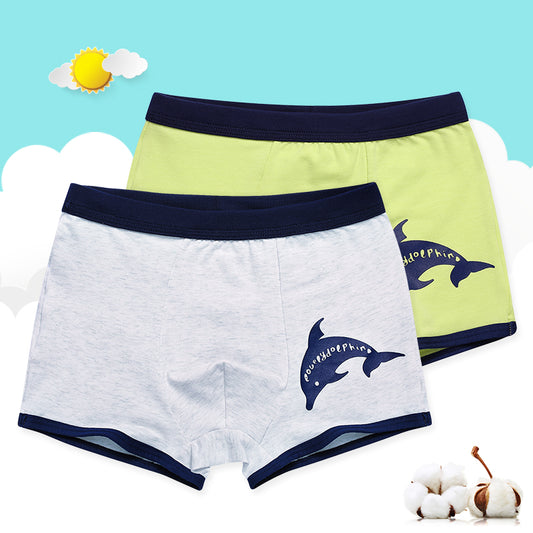 Boys' Cotton Boxer Cute Printed Underpants