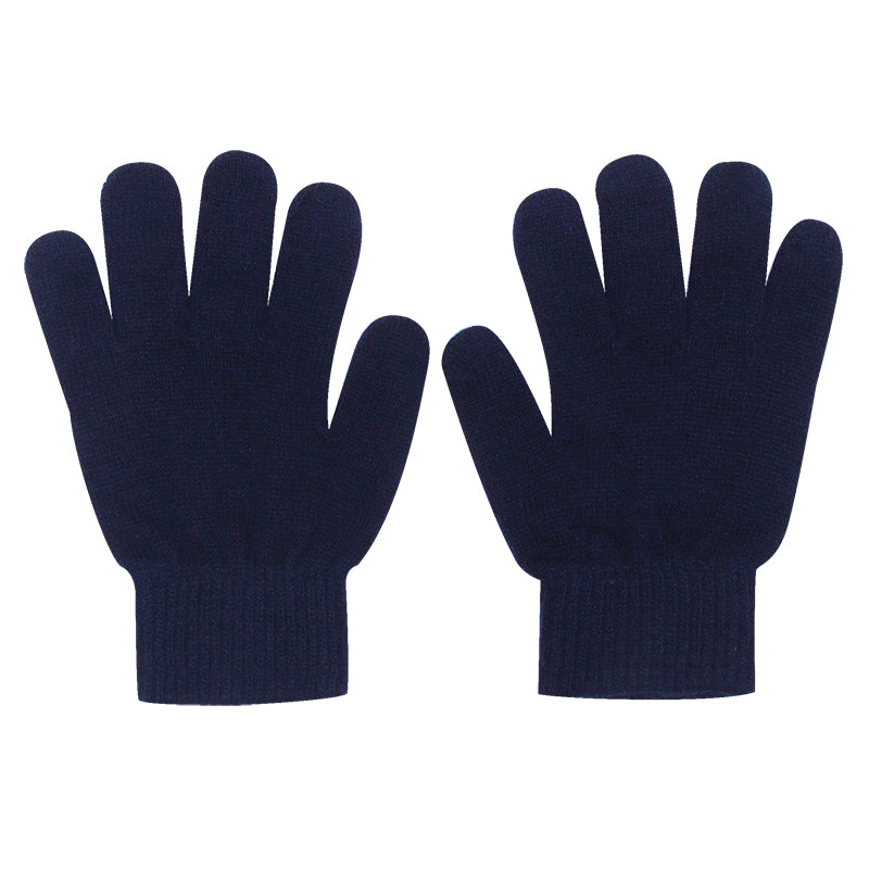 Pure Cashmere Boys And Girls Children's Five Finger Gloves