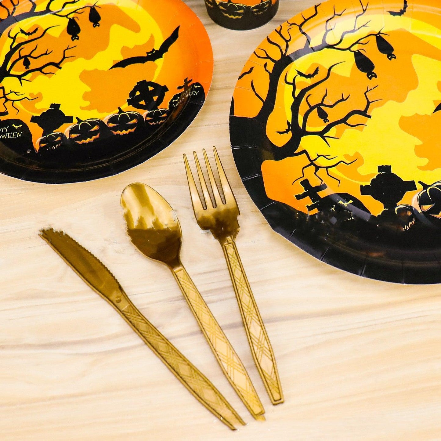 Amazon Halloween Party Tableware Paper Cups  Plates Paper Towels