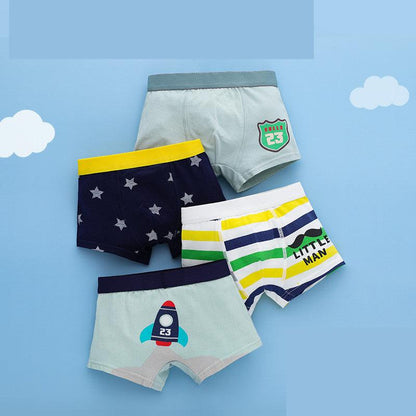 Boys No Butt Cotton Boxer Briefs