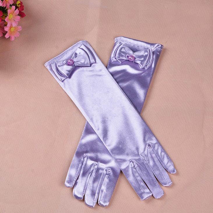 Mid Length Girls Wedding Gloves Accessories