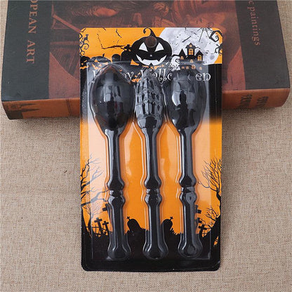 Halloween Decoration Tableware Set Ideas Props