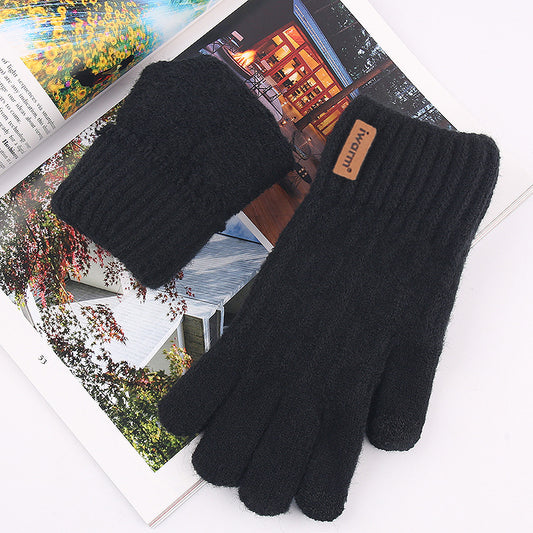Men's And Women's Autumn And Winter Cold Protection Touch Screen Gloves