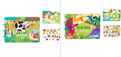 Children's Busy Book Educational Toys Repeated Paste