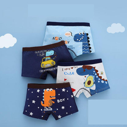 Boys No Butt Cotton Boxer Briefs