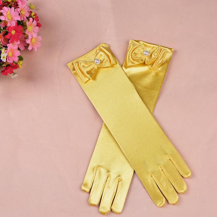 Mid Length Girls Wedding Gloves Accessories