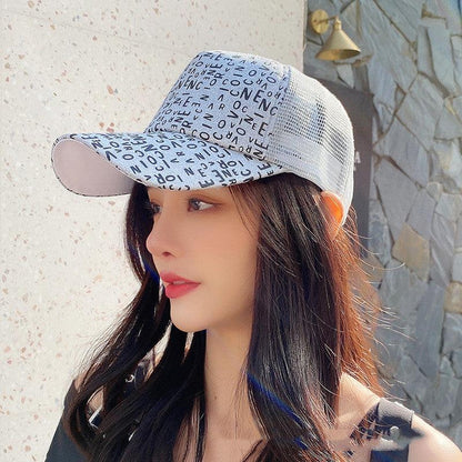 Women's All-match Sequin Shade Fashion Casual Baseball Hat