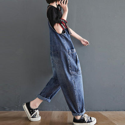 Women's Loose Overalls And Slim Student's Overalls