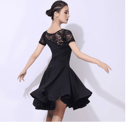 Ladies Latin Dance Fashion Dress Fall