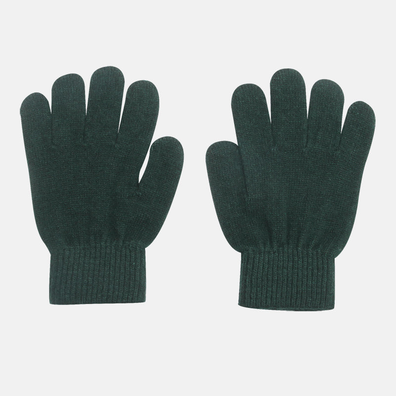 Pure Cashmere Boys And Girls Children's Five Finger Gloves