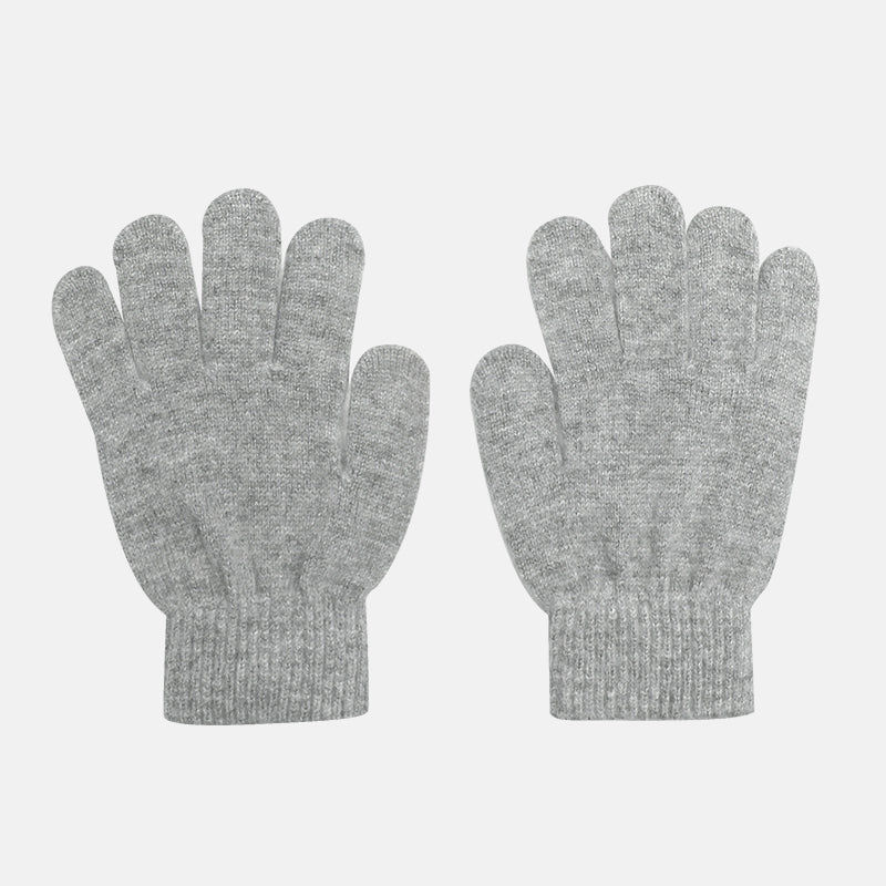 Pure Cashmere Boys And Girls Children's Five Finger Gloves
