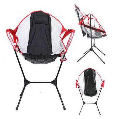 Moon Folding Outdoor Rocking Chair