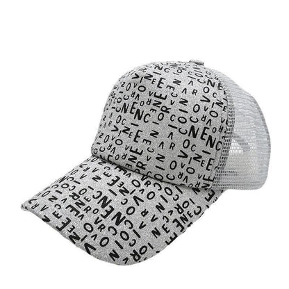 Women's All-match Sequin Shade Fashion Casual Baseball Hat