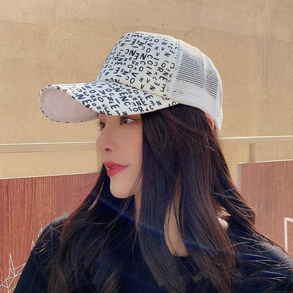 Women's All-match Sequin Shade Fashion Casual Baseball Hat