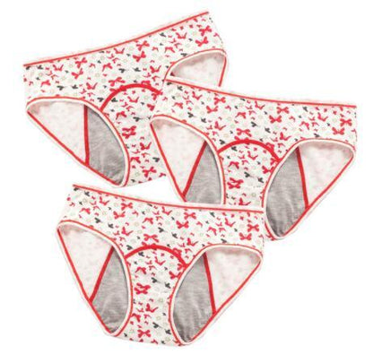 Fashion Ladies Floral Printed Physiological Underpants