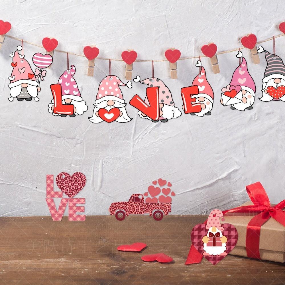 Valentine's Day Decoration Paper Ornaments