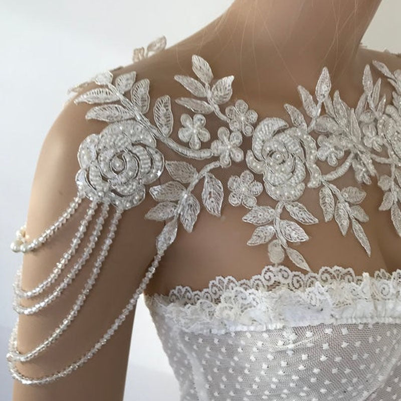 Bridal Handmade Beaded Wedding Accessories Shawl