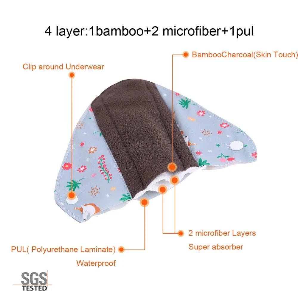 Washable Sanitary Menstrual Cloth Pads