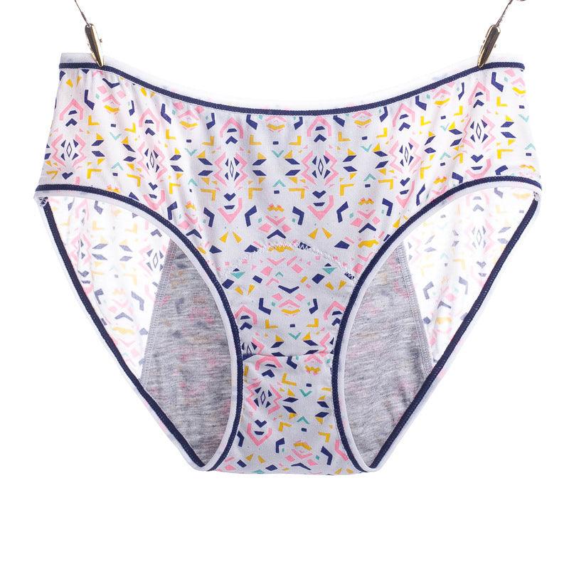 Printed Cute Girly Underwear Front And Back Leakproof