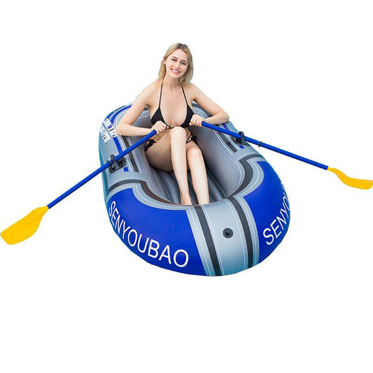 Single Boat Adult Double Boat Pvc Inflatable Kayak With Oars